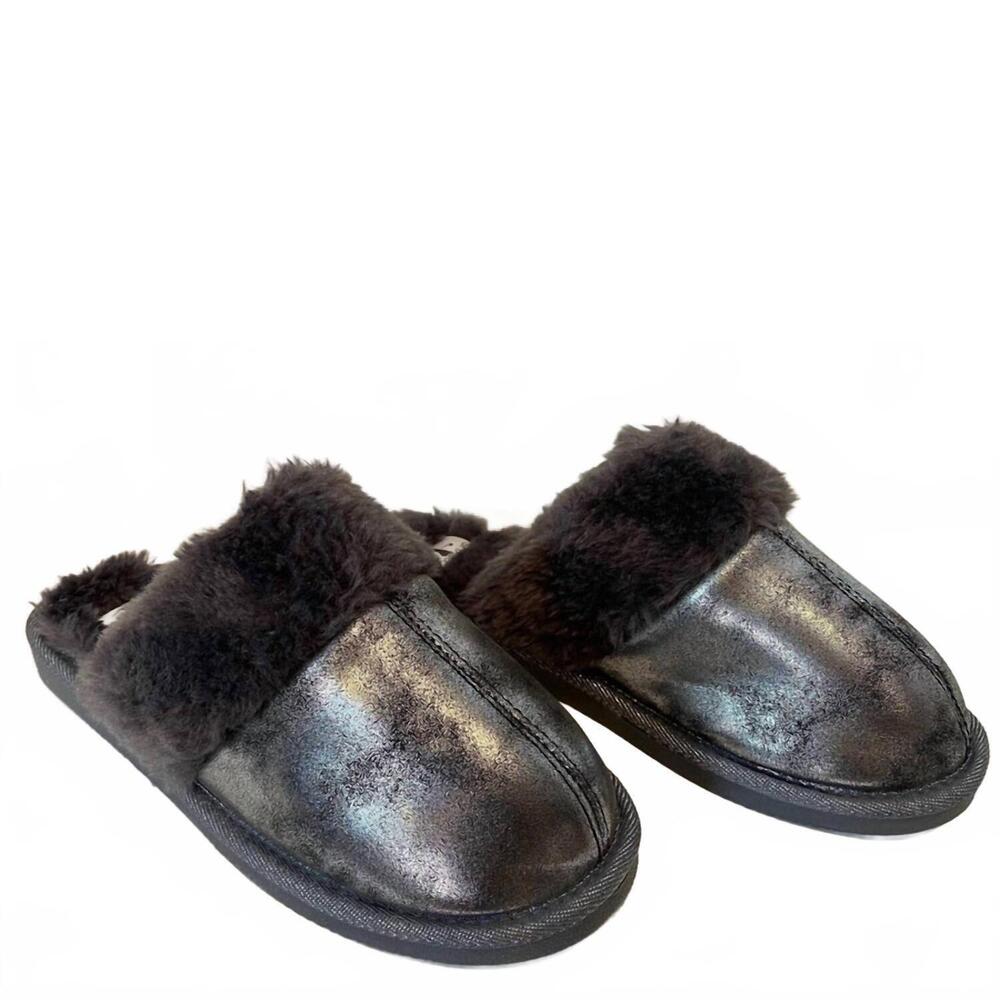 NEW CORKYS FOOTWEAR women's snooze slippers in pewter